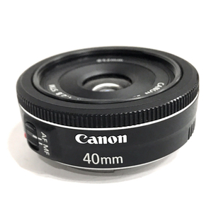 1円 CANON LENS EF 40mm 1:2.8 STM カメラレンズ EFマウント オートフォーカスの画像2