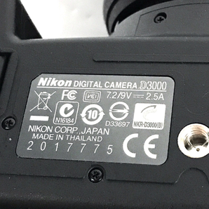 1円 Nikon D3000 AF-S NIKKOR 18-55mm 1:3.5-5.6 G デジタル一眼レフ デジタルカメラの画像6