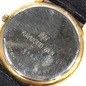 送料360円 レイモンドウィル デイト クォーツ 腕時計 メンズ レディース ペアウォッチ 未稼働品 同梱NGの画像3