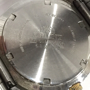 1円 オリエント 腕時計 UN59-C3 Crystal デイト SVカラー金具 QZ 他 エルジン オレオール ユンハンス 等 セットの画像7