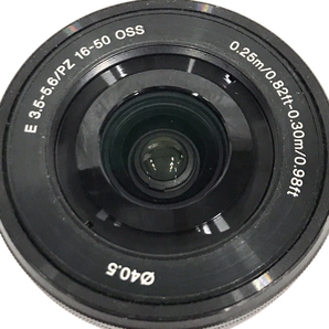 SONY E 3.5-5.6/PZ 16-50 OSS カメラレンズ Eマウント オートフォーカス QR042-232の画像5