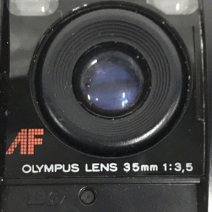 OLYMPUS μ ブラック 35mm 1:3.5 コンパクトフィルムカメラ オリンパスの画像6