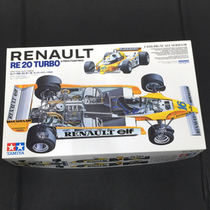 1円 タミヤ 1/12 ルノー RE-20 ターボ エッチングパーツ付き 保存箱 未組立品 プラモデル TAMIYA