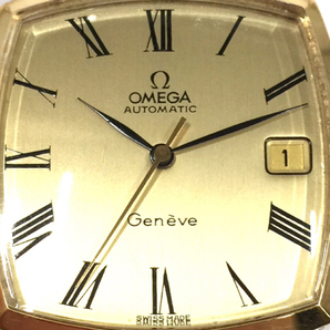オメガ 腕時計 ジュネーブ Geneve 162.0052 Cal.012 スクエア デイト ローマン AT メンズ 稼働 付属有 OMEGAの画像3