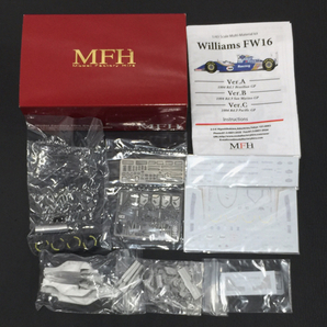 1円 Model Factory Hiro 1/43 Williams FW16 1994 Pacific GP マルチマテリアルキット 未組立品 付属品有りの画像1