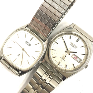 セイコー 腕時計 7546-7060 TYPE 2 ラウンド デイデイト クォーツ メンズ 他 6030-5270 計2点 SEIKO QR043-136の画像1