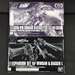 バンダイ 1/144 HG XXXG-01D ガンダムデスサイズ クリアカラー 新機動戦記ガンダムW イベント限定 他 ガンプラ 計2点の画像1