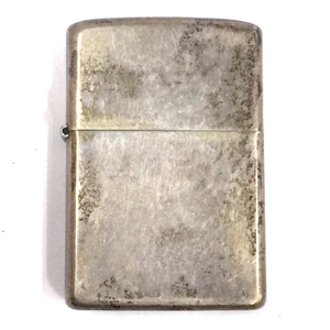 1円 ジッポー STERLING オイルライター 高さ5.5cm 喫煙具 喫煙グッズ 保存ケース付き 現状品 ZIPPO