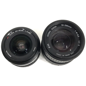 SONY a350 MINOLTA AF ZOOM 24-50mm 1:4(22) SIGMA 70-210mm 1:4-5.6 UC-II デジタル一眼レフ カメラ レンズの画像8