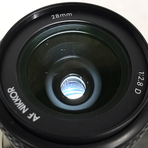 Nikon AF NIKKOR 28mm 1:2.8 D 一眼 オートフォーカス カメラ レンズ 光学機器の画像6