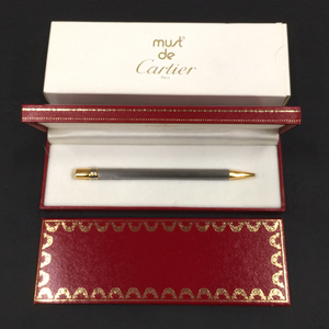 カルティエ ラブ ツイスト式 ボールペン コンビカラー金具 全長約13.3cm 付属品有り Cartier QG043-101