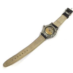 オリス 7463C 自動巻 オートマチック 腕時計 裏スケルトン メンズ ブラック文字盤 純正ブレス ブランド小物 ORISの画像8
