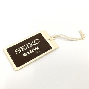 セイコー プレシジョン 手巻き 機械式 ホワイト文字盤 稼働品 付属品あり ファッション小物 SEIKO QR043-123の画像6