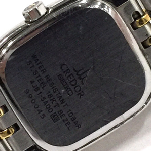 セイコー クレドール クォーツ 腕時計 SS + 18KT 4J81-5A00 純正ブレス 未稼働品 ファッション小物 QR043-132の画像2