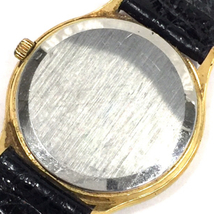 オメガ デビル デイト クォーツ 腕時計 メンズ ゴールドカラー文字盤 ジャンク品 ファッション小物 QR043-161_画像2