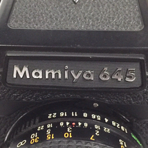 MAMIYA M645 MAMIYA-SEKOR C 1:1.9 80mm 中判カメラ フィルムカメラ マニュアルフォーカス_画像7