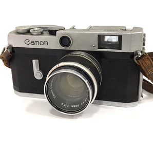 1円 CANON MODEL P 50mm 1:1.8 レンジファインダー フィルムカメラ マニュアルフォーカス A11398の画像1