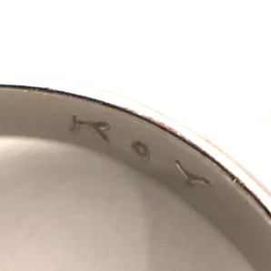 オパール pt900 ダイヤモンド D036指輪 リング 12.5号 総重量約6.8g レディース アクセサリー 鑑別書付きの画像8