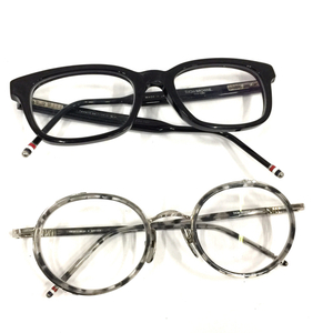 トムブラウン 度入り 眼鏡 めがね メガネ メンズ アイウェア ファッション小物 計2点 セット THOM BROWNE