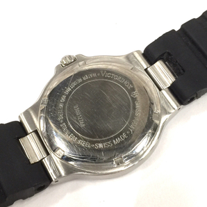 ビクトリノックス SWISS ARMY デイト クォーツ 腕時計 メンズ ブラック文字盤 未稼働品 付属品あり VICTORINOXの画像4