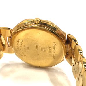 クリスチャンディオール デイト クォーツ 腕時計 ゴールドカラー メンズ 未使用品 ファッション小物 Christian Diorの画像4