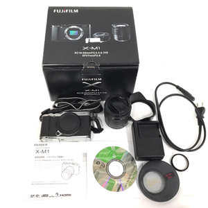 1円 FUJIFILM X-M1 SUPER EBC XC 16-50mm 1:3.5-5.6 OIS ミラーレス一眼 デジタルカメラ
