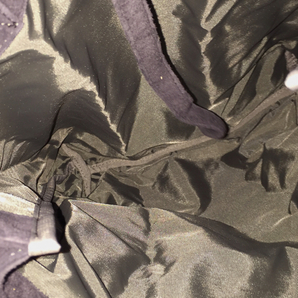 土屋鞄製作所 スウェード ミニトートバッグ ユニセックス ブラック 手提げ ファッション小物 サブバッグ 保存袋付きの画像6