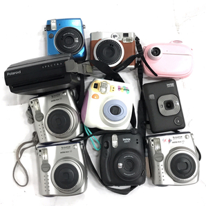 1円 FUJIFILM intax mini90/intax mini10/Polaroid SPECTRA E 等 含む インスタントカメラ 等 まとめ C281927の画像1