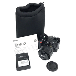 1円 Nikon D5600 AF-P DX NIKKOR 18-55mm 1:3.5-5.6G VR デジタル一眼レフカメラ レンズ C042108