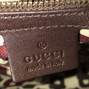 グッチ バンブー GG シマ 2WAY ハンドバッグ ショルダーバッグ レディース ブラウン 保存袋付き GUCCI QR043-311の画像6