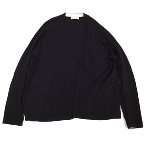  Balenciaga size 36 long sleeve knitted cardigan front open top s lady's black group BALENCIAGA