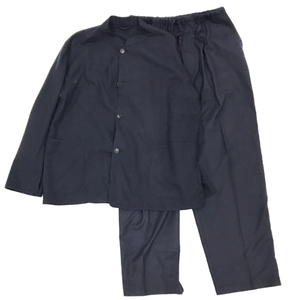 1 jpy Como li2 U03-01003 wool long sleeve flano stand-up collar jacket other pants . setup men's navy blue series total 2 point 