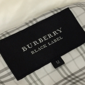 バーバリー ブラックレーベル Mサイズ ダウンジャケット アウター ホワイト メンズ BURBERRY BLACK LABELの画像7