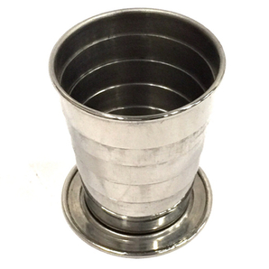 THE DALVER SPORRAN CUP ポケットカップ 携帯用カップ 酒器 保存箱付き ダルビー QR044-477の画像1