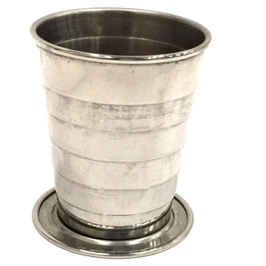 THE DALVER SPORRAN CUP ポケットカップ 携帯用カップ 酒器 保存箱付き ダルビー QR044-477の画像2