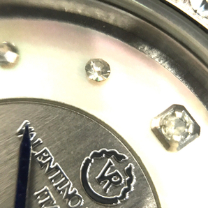 バレンチノ ロレンタ 腕時計 VR-111L ラウンド 天然ルビー ダイヤモンド クォーツ レディース 純正ベルト 付属品有の画像8