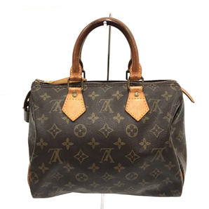 ルイヴィトン M41528 モノグラム スピーディ25 ハンドバッグ ブランドバッグ ブラウン系 LOUIS VUITTON QR044-335の画像3