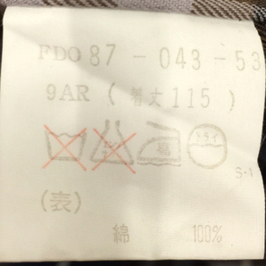 バーバリーズ サイズ 9AR コットン 長袖 コート ボタン アウター レディース ライナー付き Burberrys QR044-330の画像5