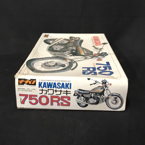 未組立 ナガノ 1/8 カワサキ 750RS バイク プラモデル 説明書 外箱付き KAWASAKI オートバイシリーズ QR044-232の画像4