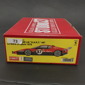 1円 未組立 STUDIO27 1/24 マルチメディアキット フェラーリ 512 BB LM N.A.R.T #87 LeMans 24hours 1978 外箱付きの画像8