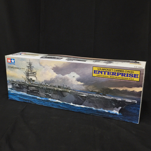 1円 未組立 タミヤ No.78007 1/350 アメリカ海軍原子力航空母艦 エンタープライズ 外箱付き プラモデル