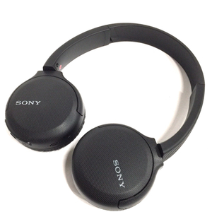 美品 SONY WH-CH510 ブラック Bluetooth ワイヤレス ステレオ ヘッドセット オーディオ機器