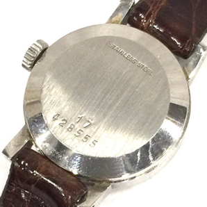 ロンジン フラッグシップ 手巻き 機械式 腕時計 シルバーカラー文字盤 ラウンドフェイス LONGINES QR044-11の画像2