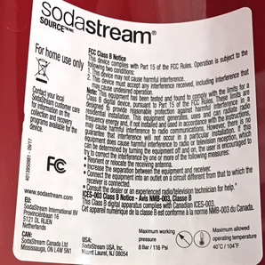 1円 Soda Stream Source ソーダストリーム SSM1064 炭酸水メーカー 家庭用 動作未確認の画像6