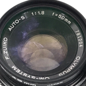 OLYMPUS OM-1 F.ZUIKO AUTO-S 1:1.8 50mm 一眼レフ マニュアルフォーカス フィルムカメラ 光学機器 QR044-389の画像8