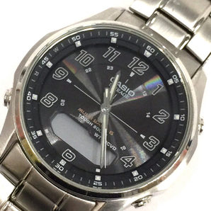 カシオ リニエージ タフソーラー アナデジ 腕時計 LCW-M100 メンズ 未稼働品 純正ブレス ファッション小物 QR044-69の画像1