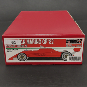 STUDIO27 1/520 デラックスキット シリーズ No.15 126C2 SAN MARINO GP 82 組み立てキット ホビー おもちゃの画像8