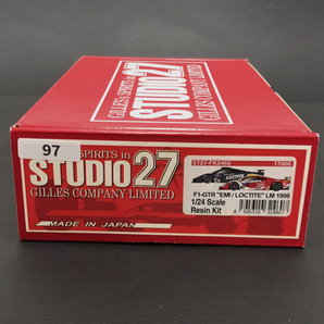 1円 未組立 STUDIO27 1/24 オリジナルキットシリーズ No.60 F1-GTR LeMans EMI＆LOCTITE 1998 説明書 外箱付きの画像8