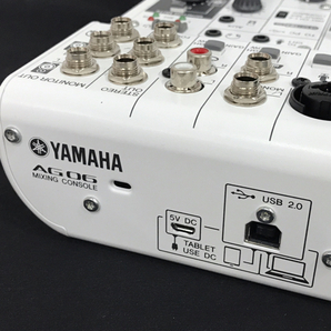 YAMAHA ヤマハ AG06 MIXING CONSOLE ウェブキャスティングミキサー 音響 オーディオ 機器 通電確認済 QZ044-5の画像4