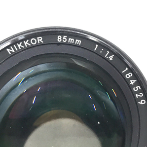 Nikon NIKKOR 85mm 1:1.4 一眼 マニュアルフォーカス カメラ レンズ 光学機器の画像7